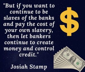 Quote by Josiah Stamp on What is money? What is true wealth?